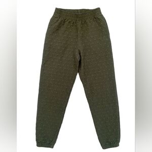 CURATOR SF Olive Green Quilty Joggers 2X